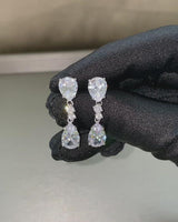 Pear Drop Long Earrings