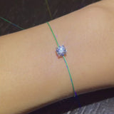 L’ Amour String Bracelet In Light Mint Blue