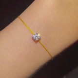 L’ Amour String Bracelet In Amber