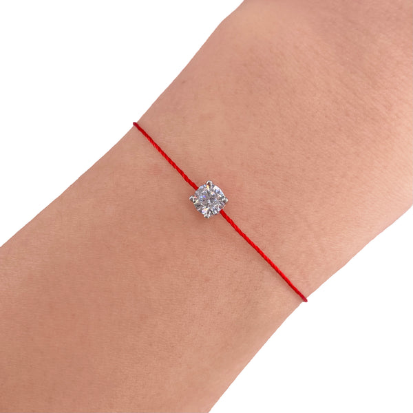 L’ Amour String Bracelet In Red - Law London Jewellery