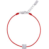 L’ Amour String Bracelet In Red - Law London Jewellery