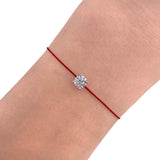 L’ Amour String Bracelet In Dark Red - Law London Jewellery