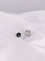 1.3 Carat 4 Prongs Round Stud Earrings - Law London Jewellery