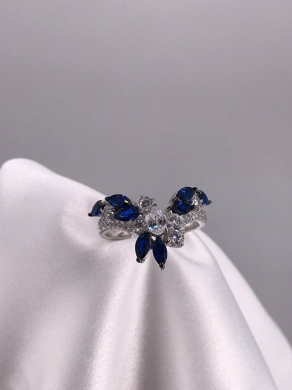 Sapphire Blue Ring The Lady - Law London Jewellery
