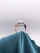 Brilliant Radiant Trio Ring - Law London Jewellery