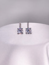 2 Carat Round Sparkle Earrings - Law London Jewellery