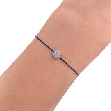 L’ Amour String Bracelet In Navy - Law London Jewellery