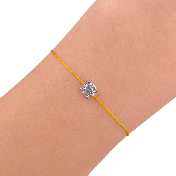 L’ Amour String Bracelet In Amber - Law London Jewellery