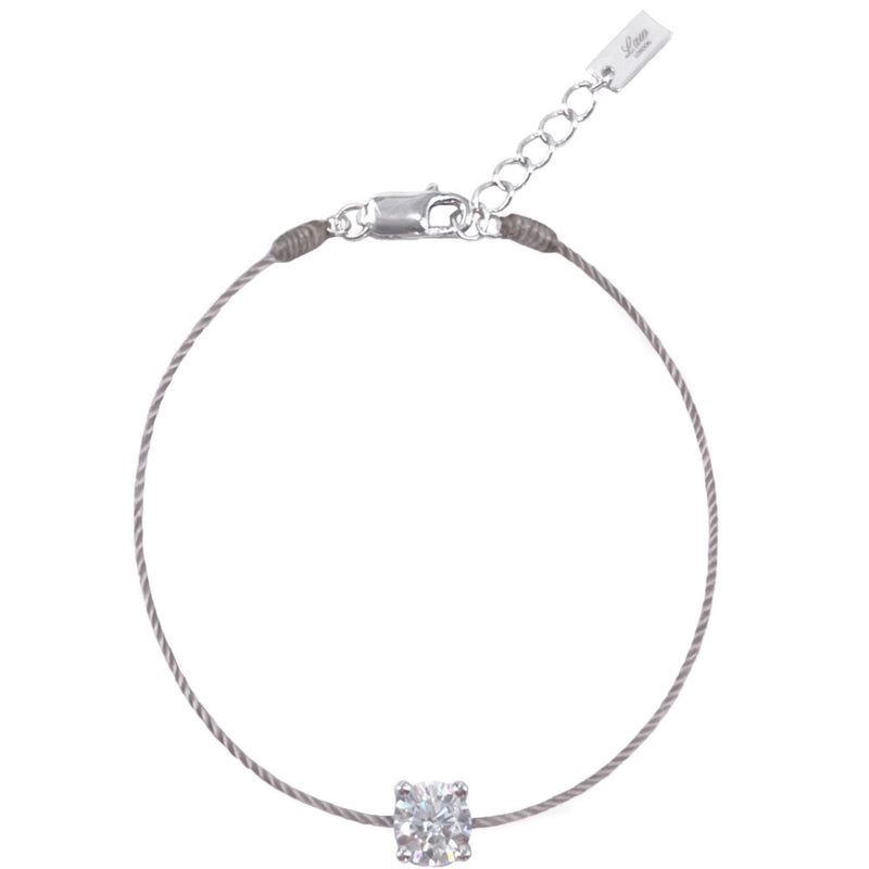 L’ Amour String Bracelet In Silver - Law London Jewellery