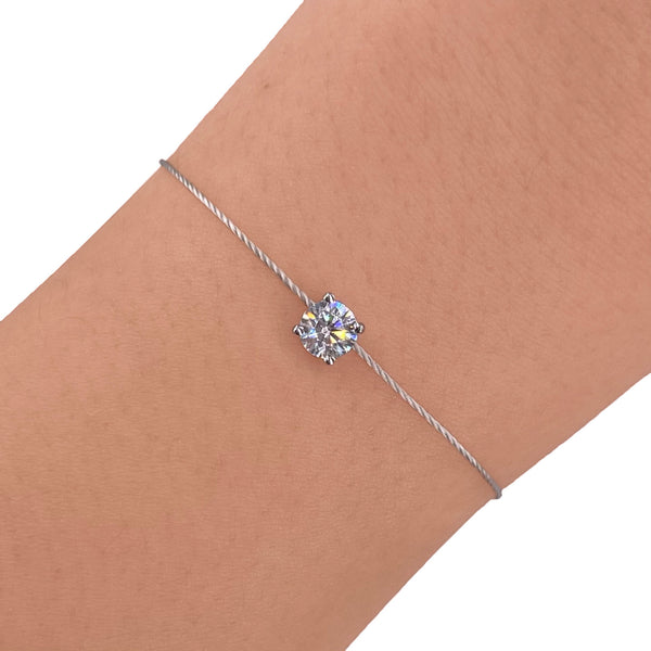 L’ Amour String Bracelet In Silver - Law London Jewellery